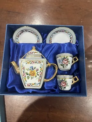 Buy Vintage The Regal Miniature Tea Set Bone China Collection In Original Box • 18£