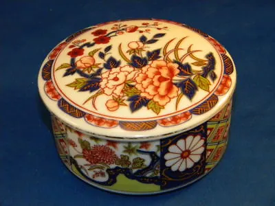 Buy Vintage Imari Ware Japan Jewelry Trinket Porcelain China Round Box. • 19.27£
