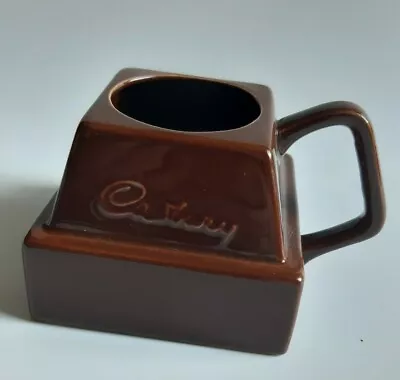 Buy Vintage Carlton Ware Cadbury's Hot Chocolate Mug Square Of Cadbury Dairy Milk • 6.50£