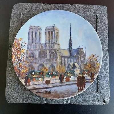 Buy Limoges La Cathedrale Notre Dame De Paris By Louis Dali Plate No. 178 Limited Ed • 7£