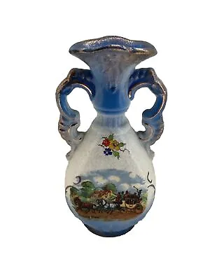 Buy Royal Festón Genuine Fenton Ware Vase Dicken’s Days Staffordshire England  • 26.55£