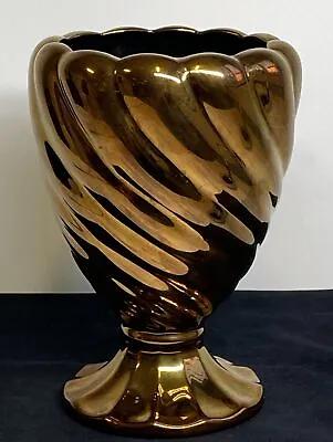Buy Vintage Beswick Copper Colour Lustre 8” Vase. • 14.99£