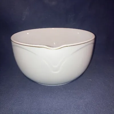 Buy Vintage Kaiser White Fine Porcelain Serving Bowl & Gold Trim #824 West Germany • 28.49£