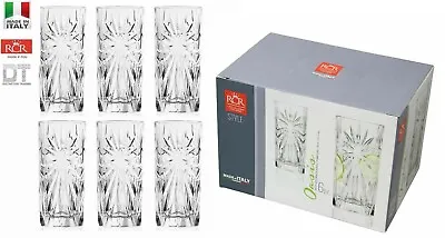 Buy Set Of 6, Oasis  Italian Crystal Highball Glasses 360ml, Gift/presentation Box  • 14.99£