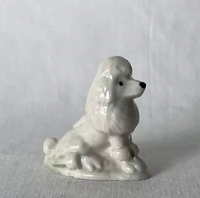 Buy Vintage Wade England Red Rose Tea White Poodle Dog Figurine 1.5” 1967 #LW2-WP1 • 7.45£