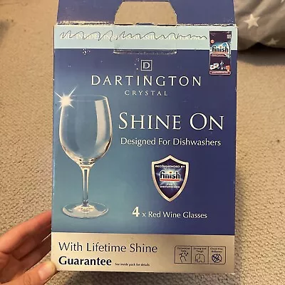 Buy Dartington Crystal 4 X Red Wine Glasses • 30£