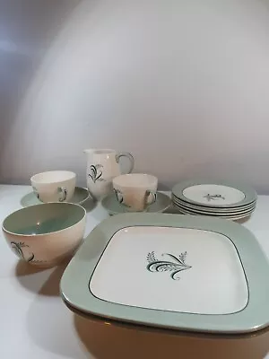Buy Copeland Spode Olympus 2 Cups And Saucers Sugar Bowl Milk Jug 2 Plates + Extras  • 25£