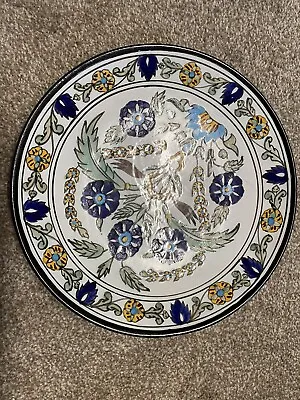 Buy Beautiful Vintage Turkish Serving Bowl Wall Art Hand Painted Ceramic • 9.99£