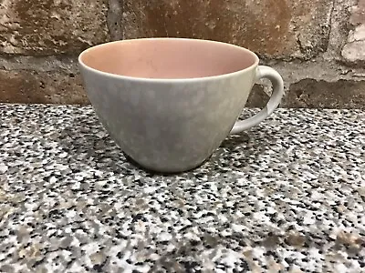 Buy “Poole Pottery” Teacup Twin Tone Seagull Grey/pink  • 3.99£