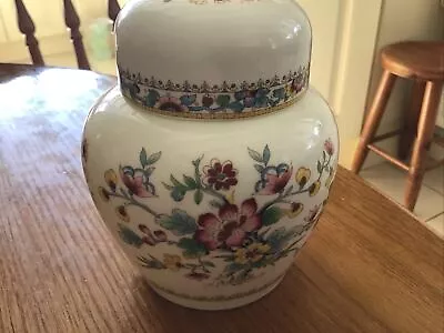 Buy COALPORT.  MING  ROSE  GINGER JAR  12 Cms Approx Height.  New Condition. • 7.50£