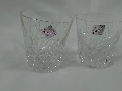 Buy Two Edinburgh Crystal Whiskey Glasses - The Continental Collection Boxed • 9.99£