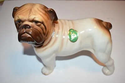 Buy 7  High Melba Ware Figurine Dog Bulldog  Bull Dog Original Sticker • 29.99£