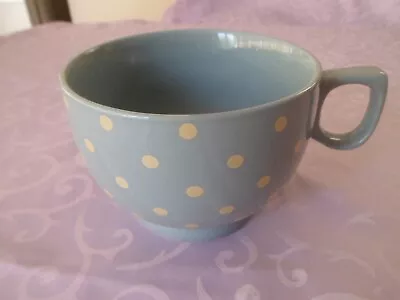 Buy XL Marks & Spencer Blue/Yellow Polka Dot Mug Cup Tea Coffee Hot Chocolate • 6.95£