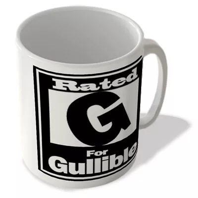 Buy Rated G For Gullible - Mug • 10.99£