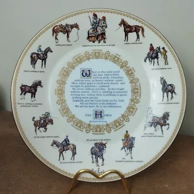 Buy Vintage, 1970s, Aynsley, Decorative Plate 'The Horse' Ronald Duncan • 5.95£