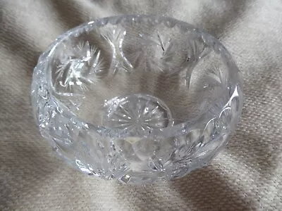 Buy Vintage Lead Crystal Cut Glass Candy / Sugar Bowl  • 14.99£