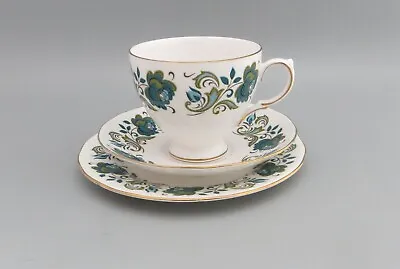 Buy Ridgway Queen Anne 8401 - Retro Floral Trio - Cup, Saucer, Side Plate - 10 Avail • 7.99£