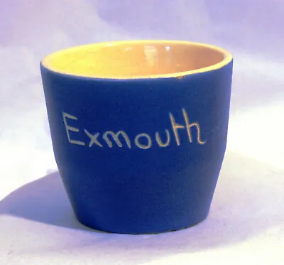 Buy Vintage Devon Blueware Eggcup: Exmouth -  Devonmoor Pottery • 9£