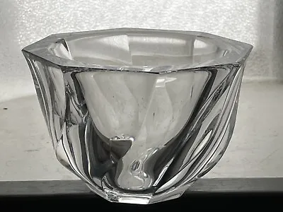 Buy Orrefors Crystal Residence Pattern Twist Cut Glass Bowl Sweden • 27.55£