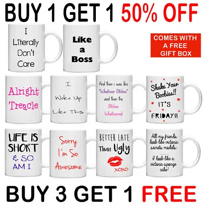 Buy Funny Quote Mug 11oz Gift Mug Tea Coffee Personalised Boss Whatever Ugly Treacle • 6.99£