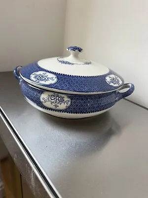 Buy Newport Pottery Yang Tse Casserole Dish  Blue And White Floral Design • 9£