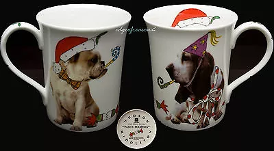 Buy Hudson & Middleton Christmas Mug Party Poopers Dog • 3.99£