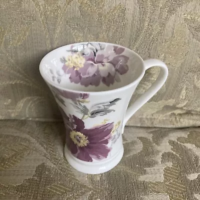 Buy Laura Ashley Peony Garden Amethyst China Mug Excellent Condition Pretty • 7.99£
