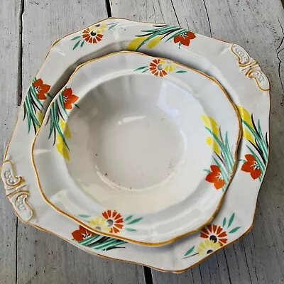 Buy Alfred Meakin Harmony Shape Serving Bowl And 3 Small Bowls • 18£
