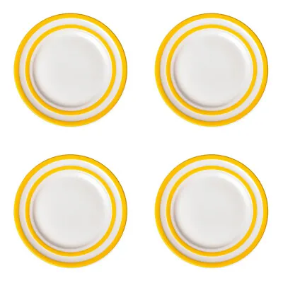 Buy NEW Cornishware Breakfast Plate Set Yellow 22.8cm 4pce • 79.19£