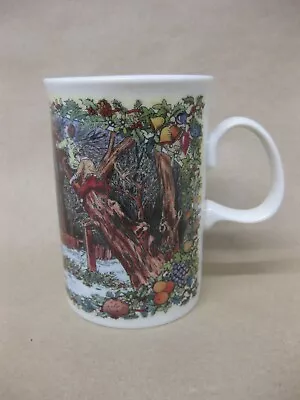 Buy Vintage Dunoon Stoneware Mug ~ Christmas Cheer Gathering Mistletoe ~ Coffee/ Tea • 8.99£
