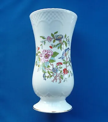 Buy AYNSLEY PEMBROKE Sovereign Vase 8 Ins Tall Fine Bone China, Birds/Flowers • 7.90£