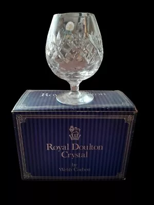 Buy Royal Doulton Cut Glass Georgian 2 Brandy Glasses • 15£