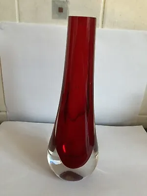 Buy Whitefriars Glass Ruby Vase • 15£