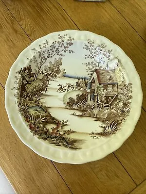 Buy Vintage Staffordshire England By Ridgway Coaching Days & Ways Serving Dish • 12.50£