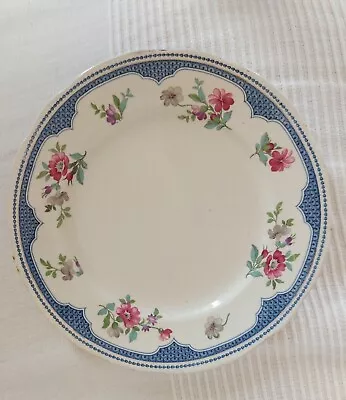 Buy Vintage Booths Silicon China Dinner/ Serving Plate - Floral Design • 2.99£