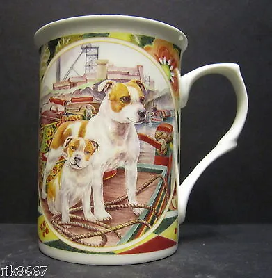 Buy Staffordshire Bull Terrier Dog By Mellor Fine Bone China Mug Cup Beaker • 5.99£