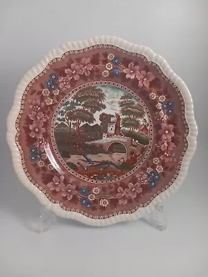 Buy Vintage Spode Tower Delft Dinner Plate - 10.5 Inches - Transfer Printed • 20£