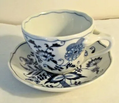 Buy Blue Danube Onion Pattern Cup & Saucer  Unused Perfect Condition • 7.67£
