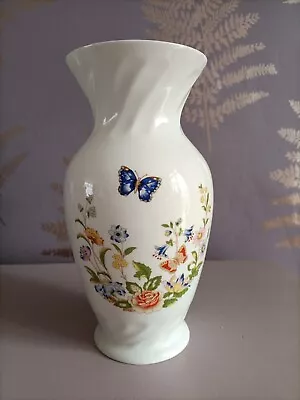 Buy Vintage Aynsley Bone China 'Cottage Garden' Floral Pattern Vase • 10£