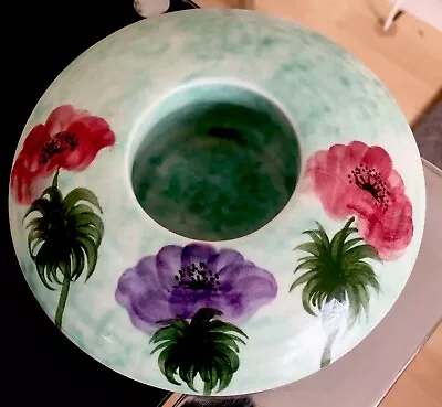 Buy Vintage Radford Hand Painted Pottery Mushroom Posy Vase 1930s 16.5 Cm Diameter • 18£