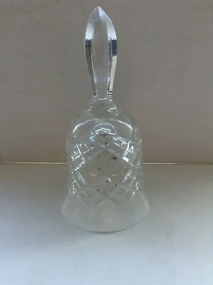 Buy Vintage Cut Glass Crystal Bell • 6.75£