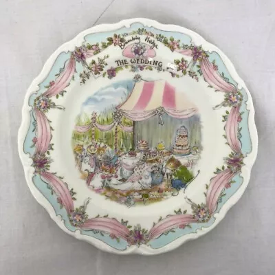 Buy Royal Doulton Brambly Hedge  The Wedding  Collector Plate • 10£