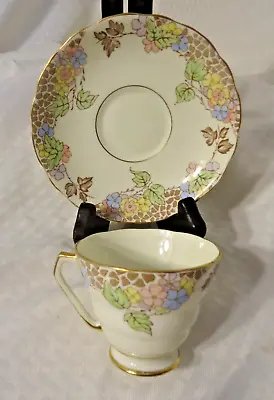 Buy Radfords Fenton Cynthia Pattern Porcelain Teacup And Saucer England • 14.43£
