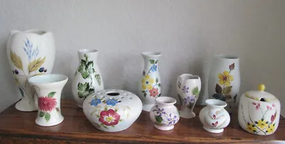 Buy Collection Of Ten (10) Radford Items - Vases & Preserve Pot • 22£