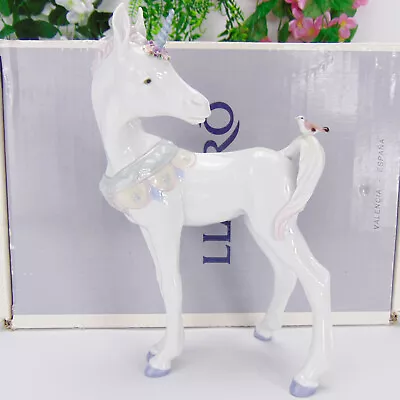 Buy Boxed Lladro Figurine Unicorn And Friend 5993 Spanish Porcelain Figures • 259.99£