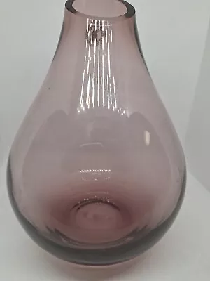 Buy Vintage Ikea Handmade Quality Pink Glass Vase • 15£