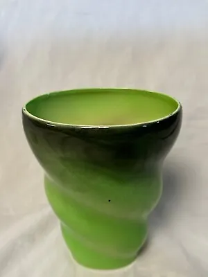 Buy Vintage Art Deco Maling Green Ombre Lustre Ware Mantle Vase No. 151 • 17.40£
