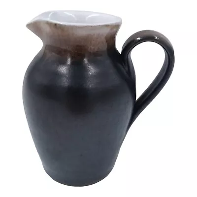 Buy Shanagarry Irish Studio Pottery Stephen Pearce Black Milk Jug Creamer Pitcher • 24.14£