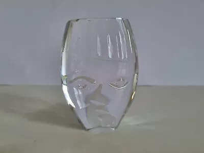 Buy Vintage Mid Century Glass Face Orrefors • 50£