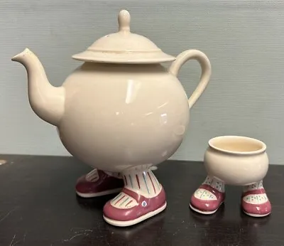 Buy Carlton Ware Walking Ware Teapot & Egg Cup • 39.95£